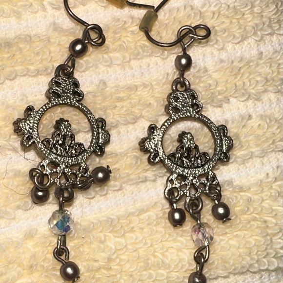 Small chandelier, style fashion, earrings - Picture 2 of 2